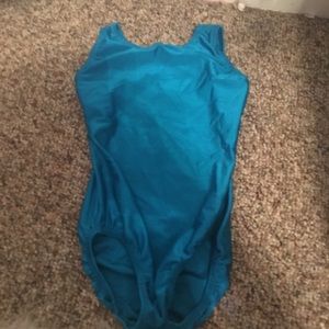 Blue leotard